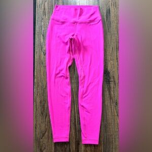 Lululemon Sonic Pink Align Leggings 28” Size 8
